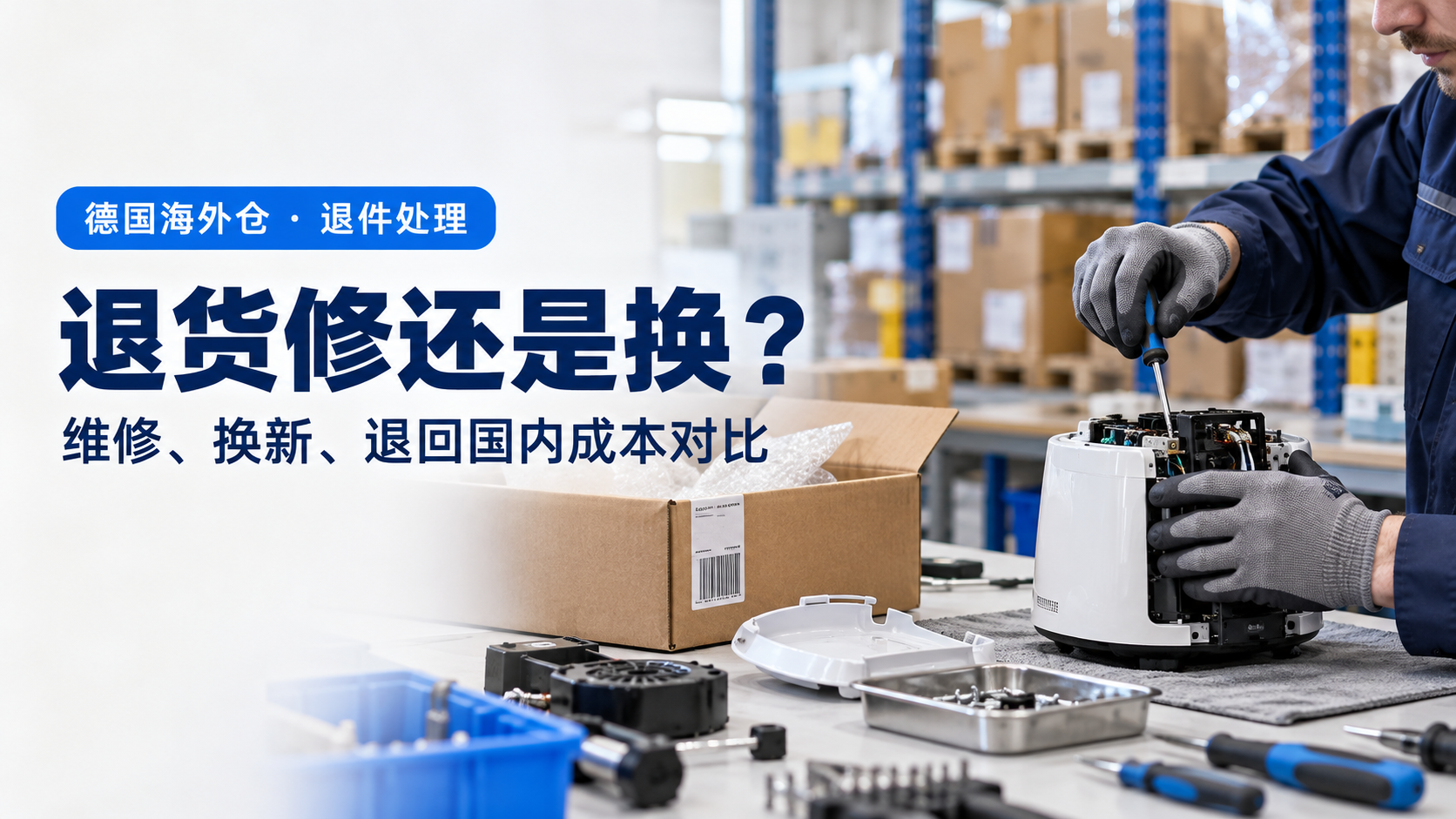欧洲跨境电商退货怎么处理？德国海外仓维修 vs 换新 vs 退运国内全成本测算指南
